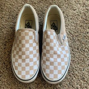 Checkered Slip Ons